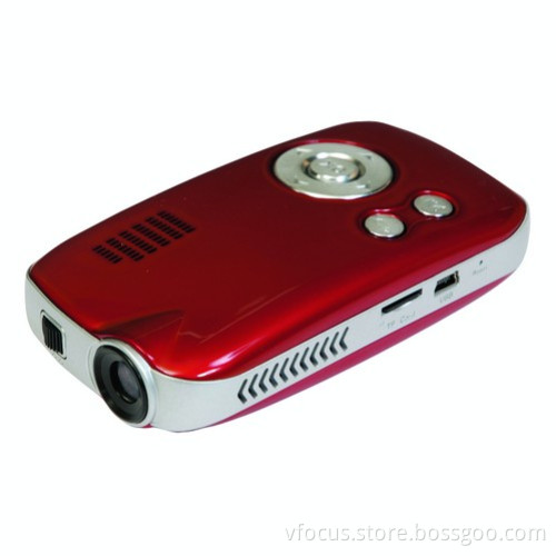 720P dcoding multimedia projector 4GB Flash VGA Resolution USB and SD Card